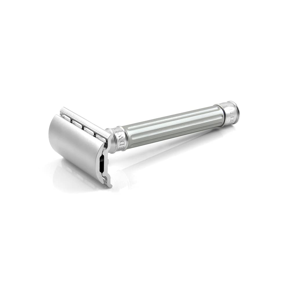 Amazon.co.jp: Edwin Jagger 3one6ステンレススチール溝付きシルバー